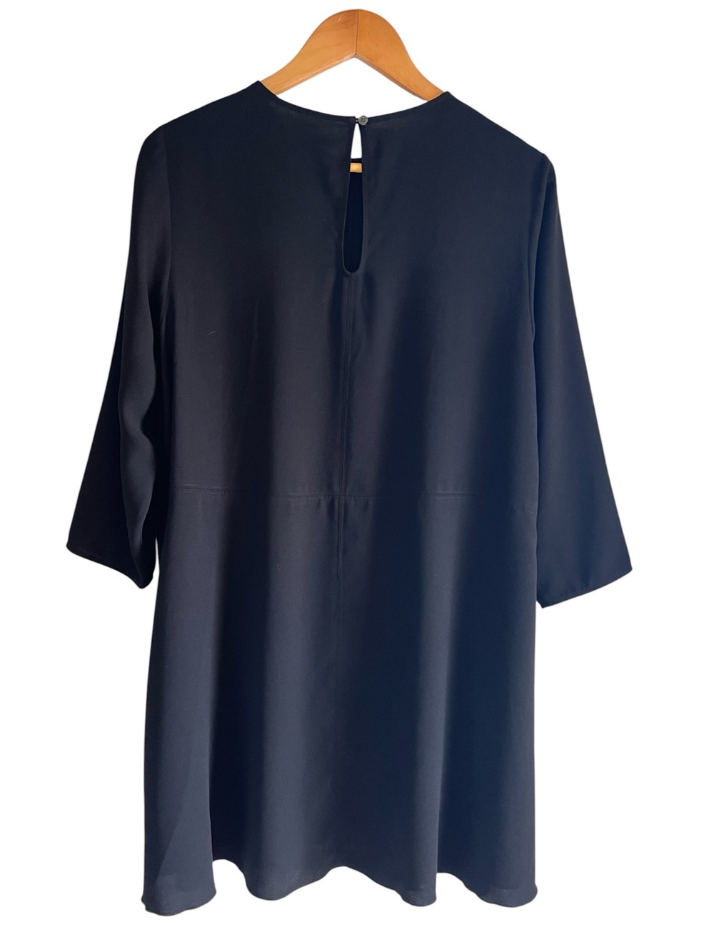 Wilfred loose fit 3/4 sleeve lightweight mini dress in black excellent condition - Picture 10 of 14